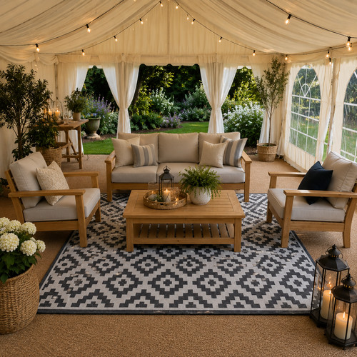Tapis sol pour gazebo - tapis,