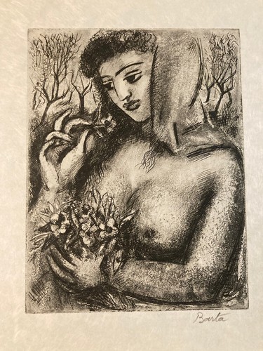 Gravure art déco femme - gravure,