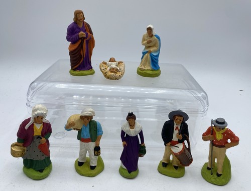 Huit santons jouve série des - ,