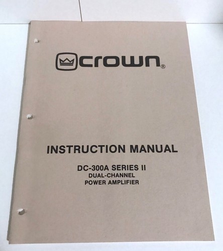 Crown 300a series - crown, ii