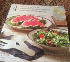 4 Pce Melamine Food Serving