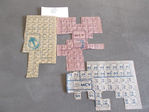 Guerre tickets de - guerre, 39/45.tickets
