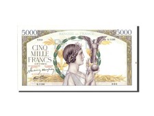 France, 5000 Francs, Victoire, 1943-02-18, Q.1196, EF+