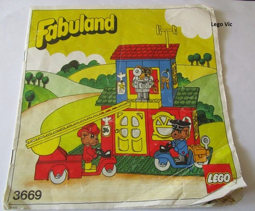 Lego 3669 fabuland notice - lego,
