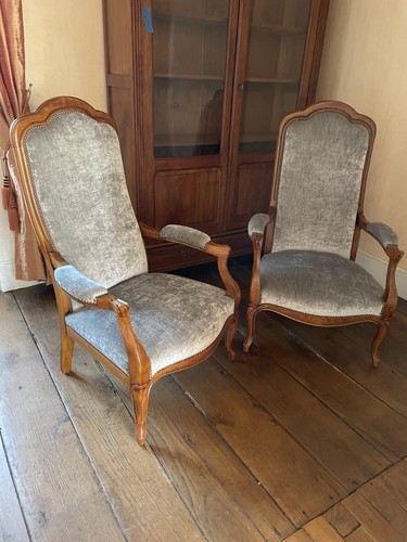 Une paire fauteuil voltaire - de,