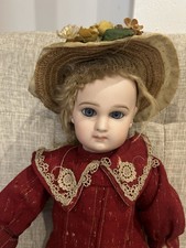 RARE SPLENDIDE POUPÉE ANCIENNE BÉBÉ JUMEAU DEPOSE EN CREUX 