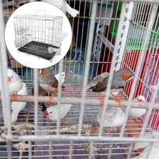 Cage d'élevage de pigeons avec plateau, cage à oiseaux portable pliable,