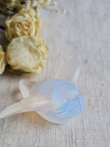 Ancien petit oiseau verre - petit, en