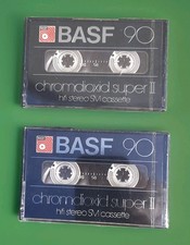 LOT DE 2 CASSETTES K7 BASF