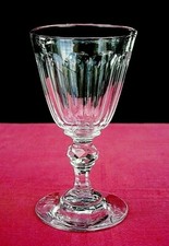 BACCARAT WEINGLÄSER VERRE A VIN CRISTAL TAILLE COTES PLATES 19ÈME XIXÈME AC C