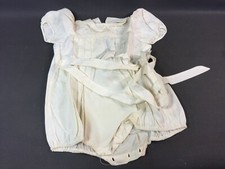 Lot de 3 anciens vêtements pour bébé vintage body chemises layettes Poupette