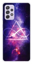 Coque en silicone imprimée compatible Samsung Galaxy A52 Infinite Triangle