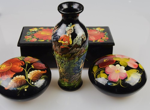 Vase russie bois boîte - en,