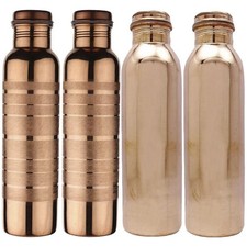 Bouteille eau cuivre 100 - d'eau, en