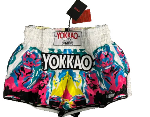 Yokkao tiger family - white, muay