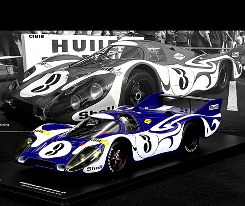 Porsche 917 long tail - tail, hippie