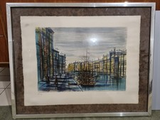 Lithographie Jean CARZOU 1955