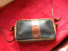 pochette LONGCHAMP cuir noir  ( V/)