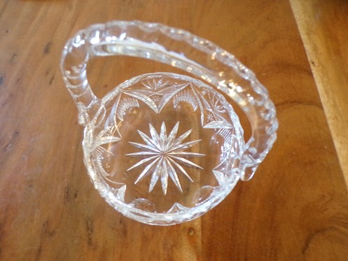 Panier vide poche - en, cristal