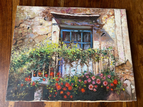 Peinture huile sur toile - huile,