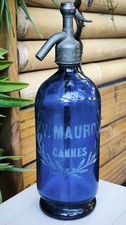 Magnifique Siphon Violet Syphon Seltz Sifon V.Mauro à cannes