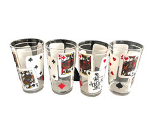 Lot de 4 verres sérigraphiés