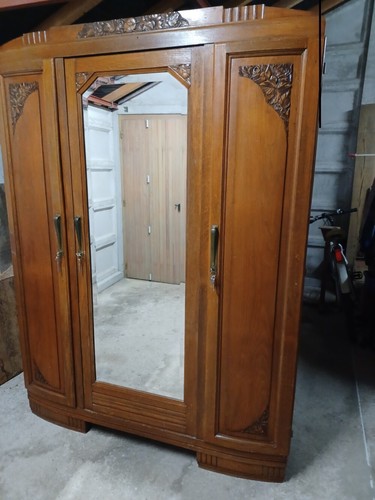 Armoire chambre chene - armoire,