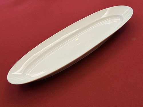 Long plat poisson porcelaine - a,