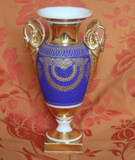 Vase en porcelaine XIXe, fond