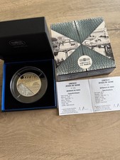 Pièce de 50 euros Argent UNESCO RIVE DE SEINE PARIS NEUF