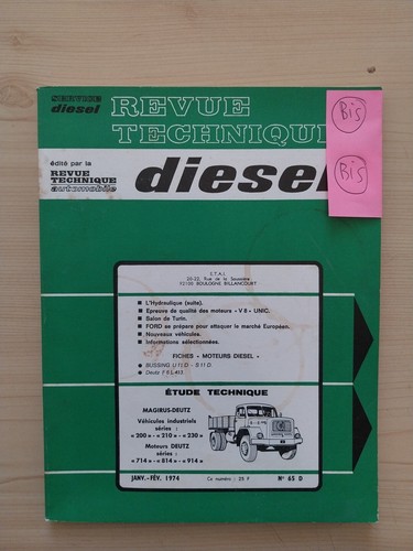 Revue technique magirus - revue, pl
