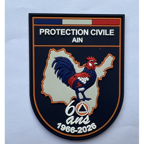 Ecussons protection civile - civile, ain