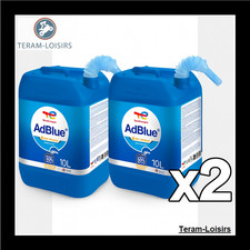 2 Bidons de 10 Litres (20L) Adblue Premium TOTAL pour Automobile Diesel