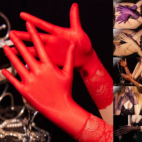 Gants maille dentelle - maille,