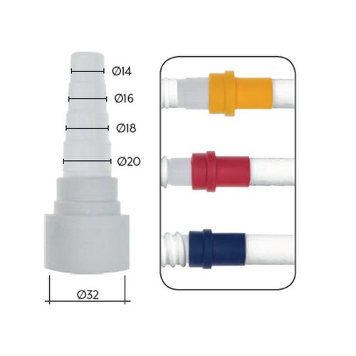 Adaptateur mm pour - 32 mm,