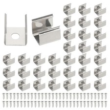 50pcs attache acier inox pour