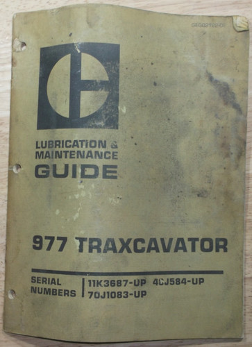Caterpillar 977 manuel - caterpillar,