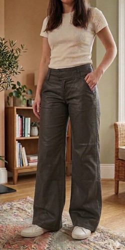 Pantalon anthracite coton - pantalon,