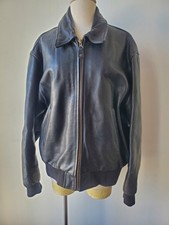 Blouson aviateur en cuir
