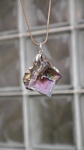 Collier cristal bismuth - collier, en