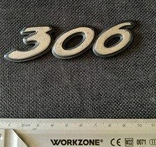 LOGO PEUGEOT 306 .ORIGINE MONOGRAMME  INSIGNE SIGLES