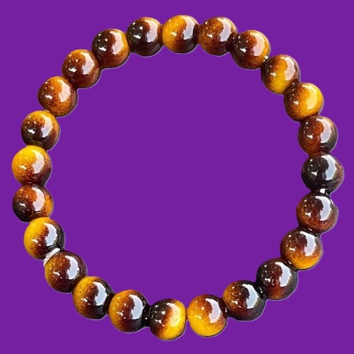 Bracelet pierre oeil tigre - oeil,
