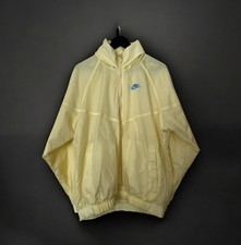 Veste Nike Windrunner Sportswear Rétro VINTAGE Jaune Citron Bleu Taille S Men’s