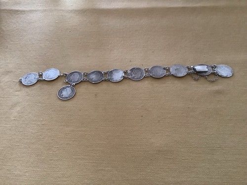 Bracelet ancien argent 11x - , en