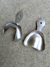 ANCIEN LOT PORTE EMPREINTE DENTAIRE UNIS FRANCE- INSTRUMENT DE MEDECINE DENTISTE