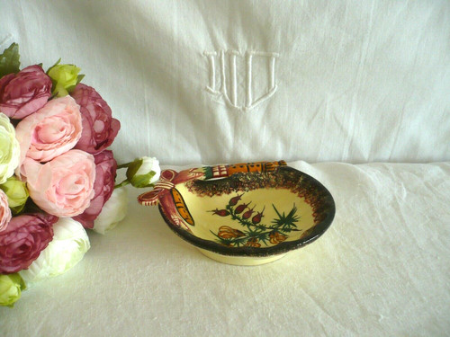 Ancien beurrier coupelle - beurrier,