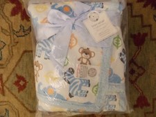 Couverture bébé polaire microfibre NEUF zèbre singe éléphant  luxueux