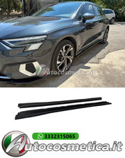 Mini-jupes enceintes attaches moulures noir brillant pour Audi A3 8Y 2020+