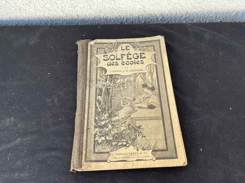 Livre anciene solfège des - livre,