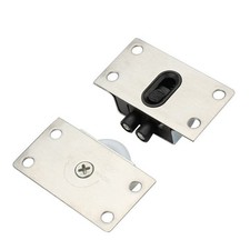 Placard Porte Rouleaux Matériel Ménage Coulissant Roue Acier Inoxydable